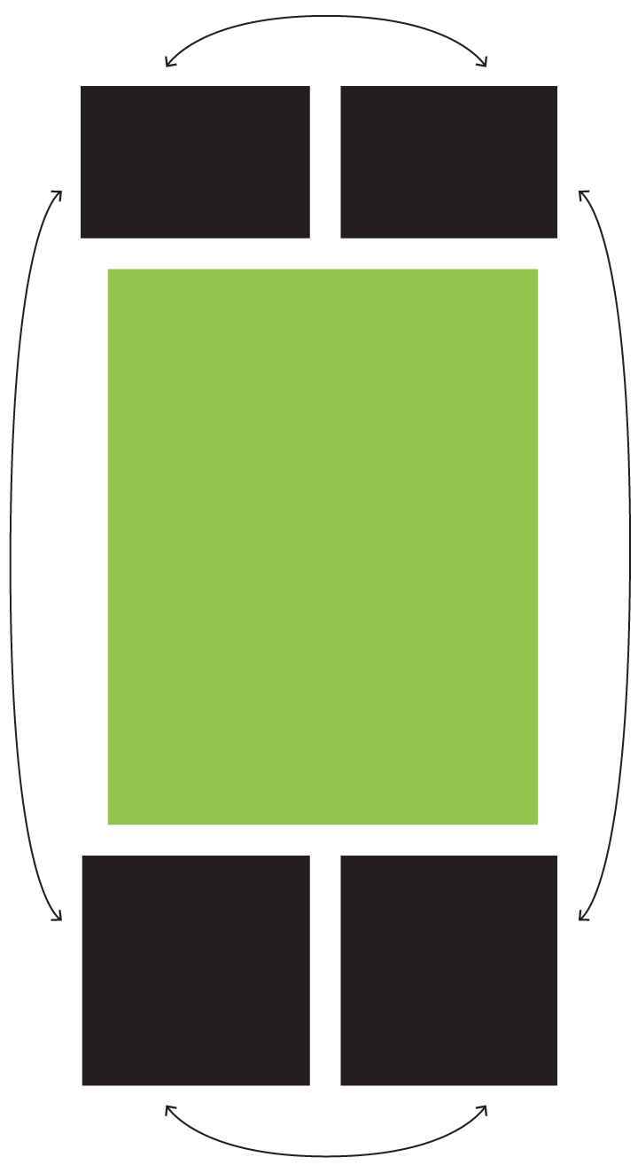 Background image of Justice Framework infographic.